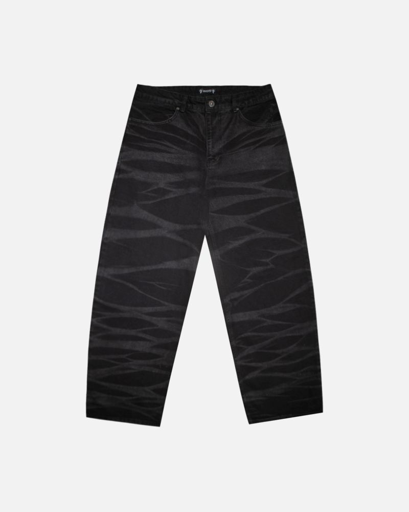 Джинсы ISSAYA Loose Fit Punk Black