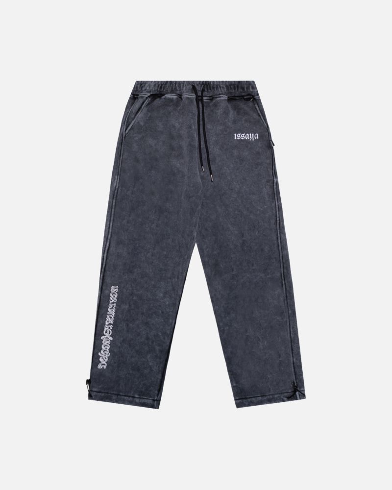 Штаны ISSAYA Temple Deconstruction Stone Wash Pants