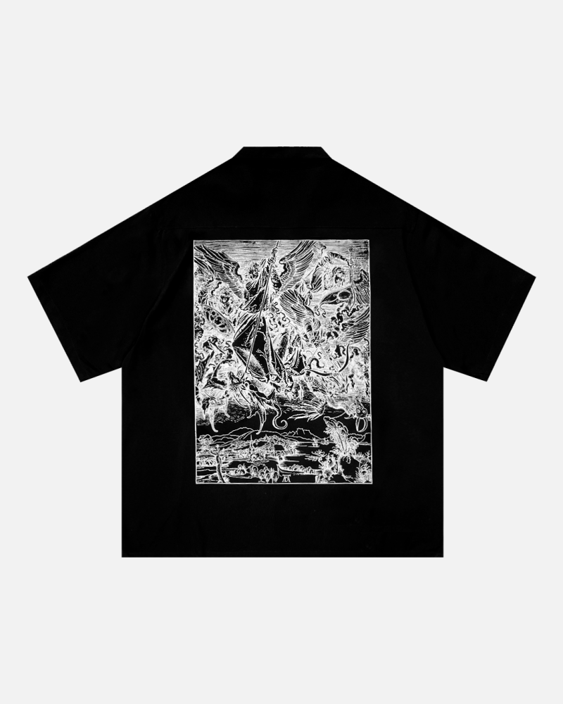 Рубашка ISSAYA Script Engraving Shirt