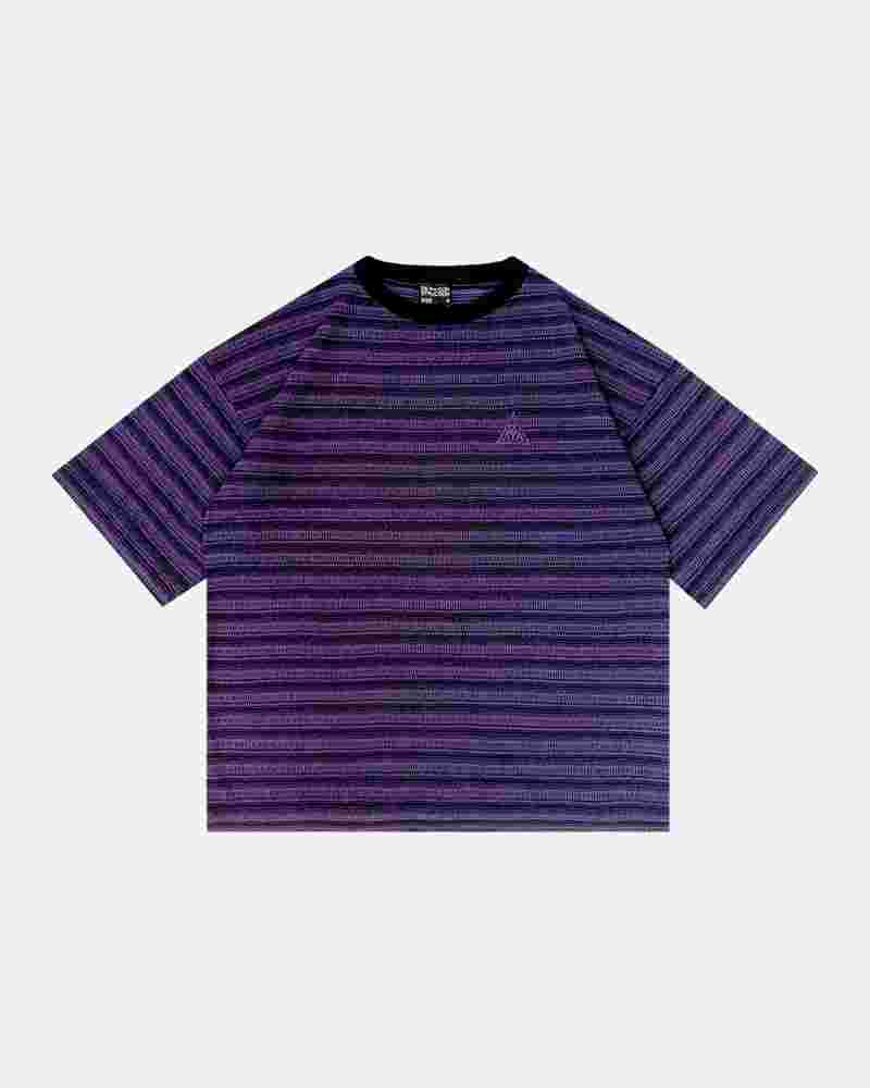 Вязаная футболка ISSAYA Rhythm Violet/Black