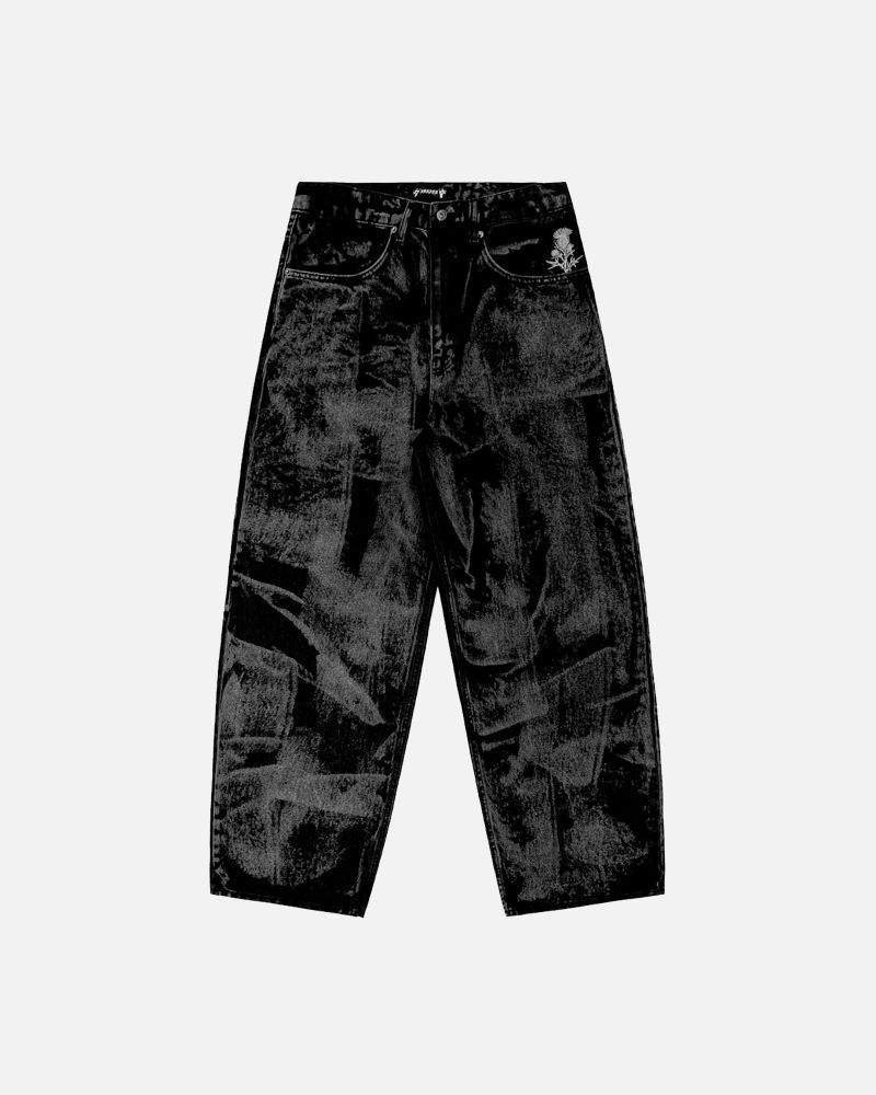 Джинсы ISSAYA Loose Mass Black