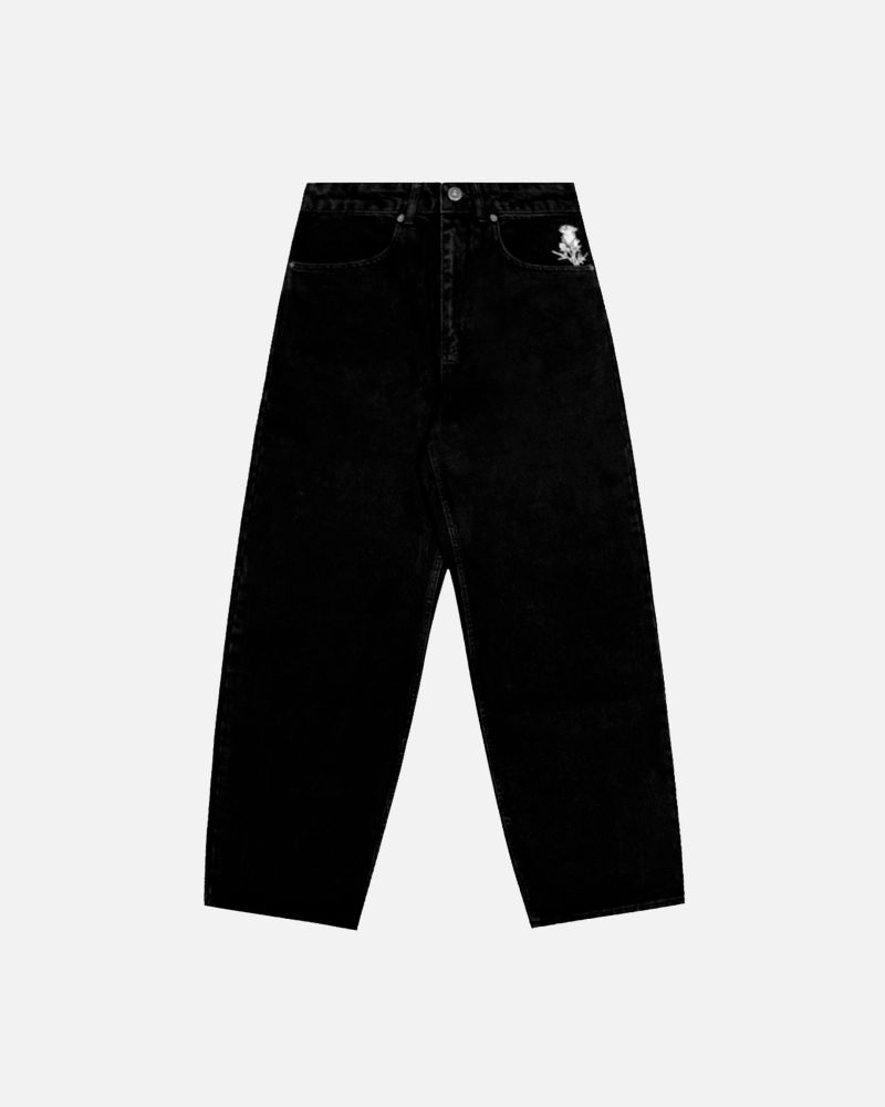 Джинсы ISSAYA Loose Fit Heavyweight Washed Black