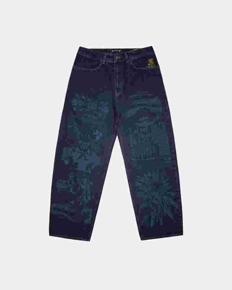 Джинсы ISSAYA Loose Fit Deconstruction Blue