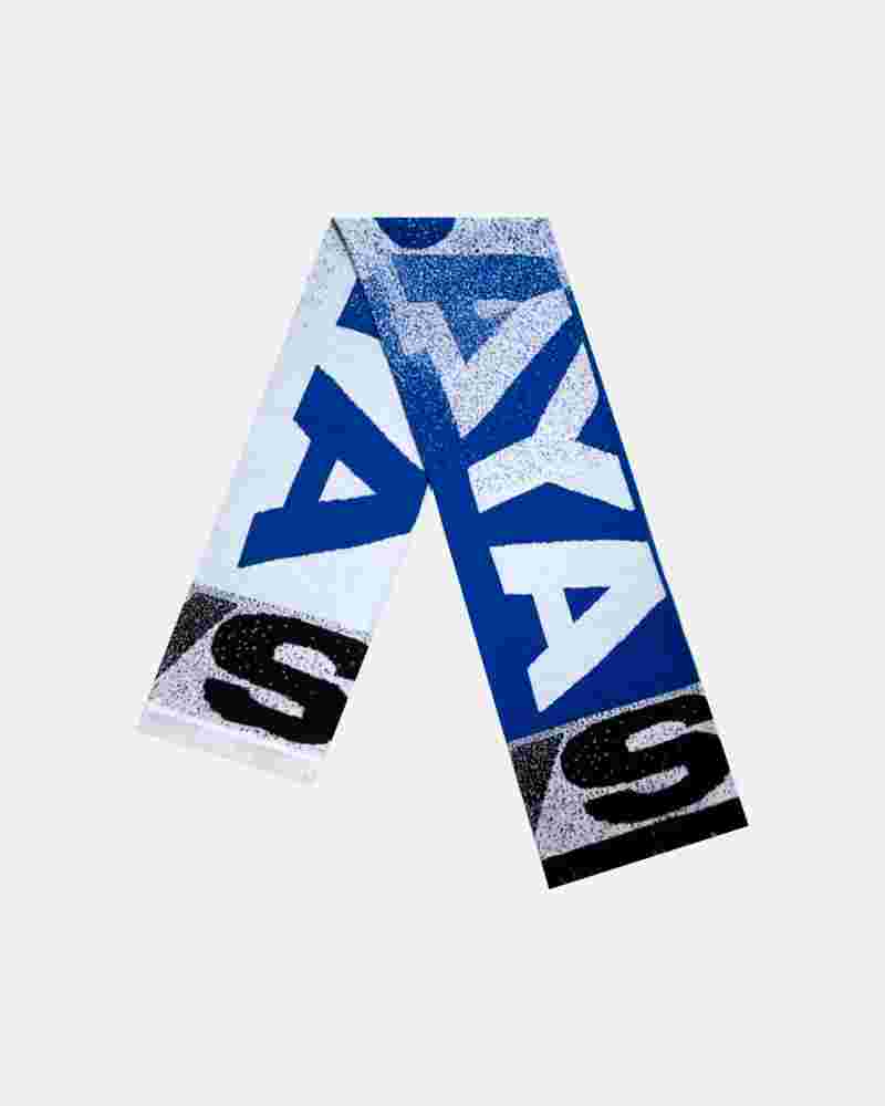 Шарф ISSAYA Logo Deconstruction Blue