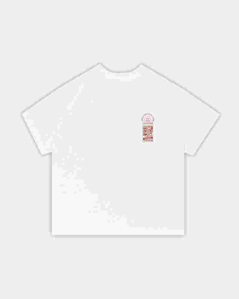 Футболка ISSAYA Universe Ecru White
