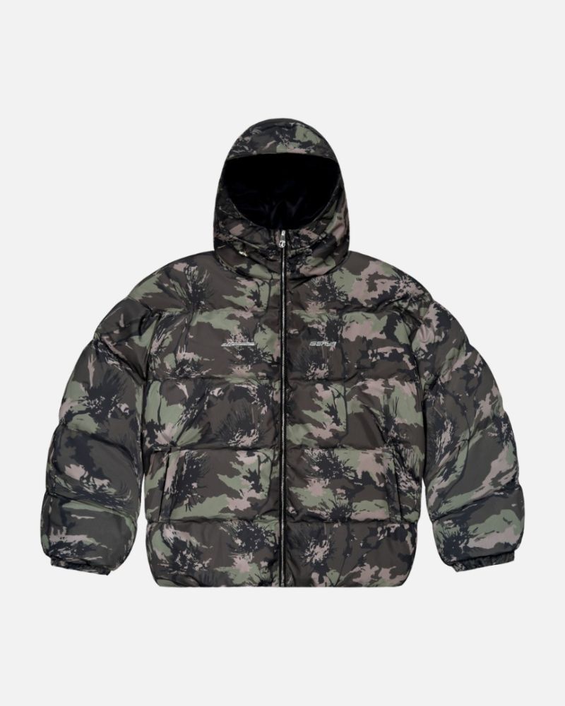 ISSAYA Unity Puffer 2.0 crumpled Thistle Camo